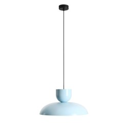 Pakabinamas šviestuvas ELLA DARK BABY BLUE (47 + 15) 1xE27 Geležis (1144G29_29_C)