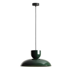Pakabinamas šviestuvas ELLA DARK DEEP GREEN (47 + 15) 1xE27 Geležis (1144G23_23_C)