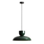 Pakabinamas šviestuvas ELLA DARK DEEP GREEN (47 + 15) 1xE27 Geležis (1144G23_23_C)