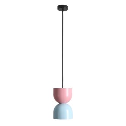 Pakabinamas šviestuvas LUI BABY BLUE + BABY PINK (15 + 15) 1xE27 Geležis (1133G29_18_C)