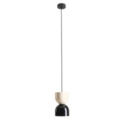 Pakabinamas šviestuvas LUI BLACK + CREAM (15 + 15) 1xE27 Geležis (1133G1_9_C)