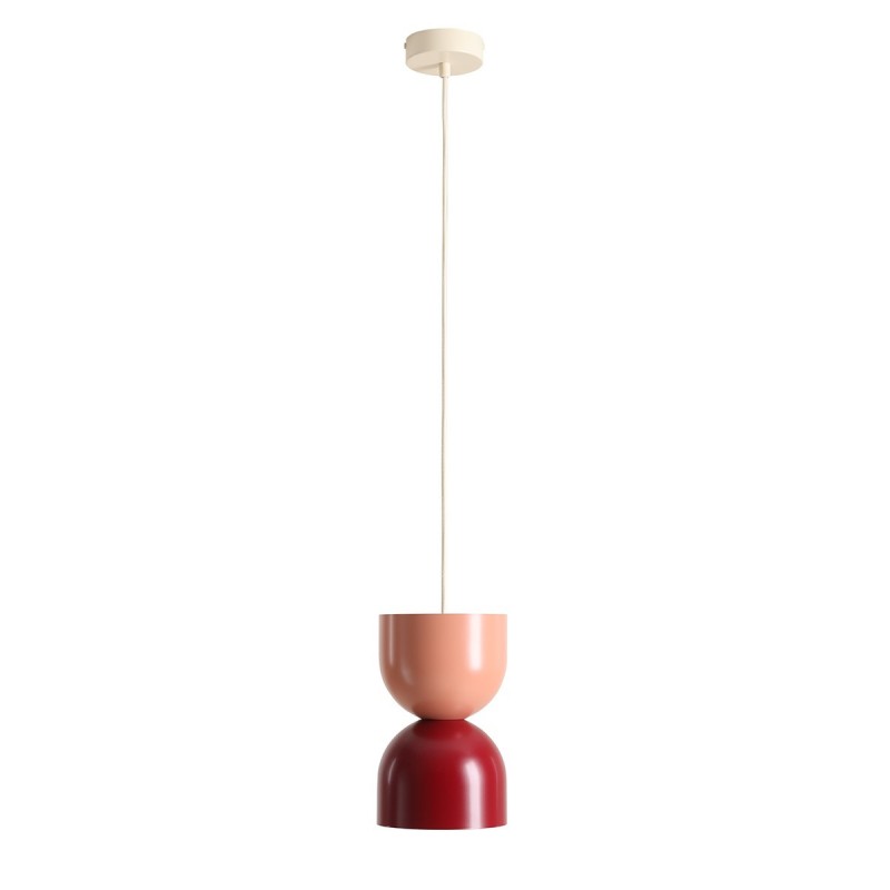 Pakabinamas šviestuvas LUI LIGHT RED WINE + CORAL (15 + 15) 1xE27 Geležis (1133G15_11_J)