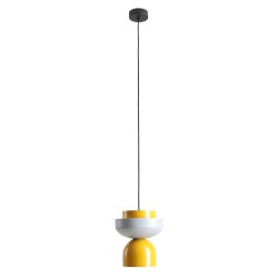 Pakabinamas šviestuvas ULIA GREY + MUSTARD + MUSTARD (30 + 23 + 15) 1xE27 Geležis (1130G22_14_14_C)