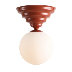 Lubinis / sieninis šviestuvas FALA WARM BRICKS L 1xE27 Geležis, Stiklas (1148PL24_L)