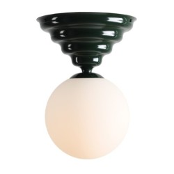 Lubinis / sieninis šviestuvas FALA DEEP GREEN L 1xE27 Geležis, Stiklas (1148PL23_L)