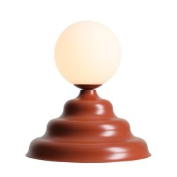 Stalinis šviestuvas FALA TABLE WARM BRICKS M 1xG9 Geležis, Stiklas (1148B24_M)