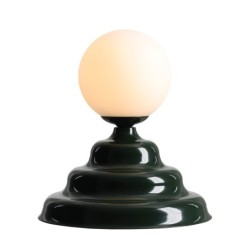 Stalinis šviestuvas FALA TABLE DEEP GREEN M 1xG9 Geležis, Stiklas (1148B23_M)