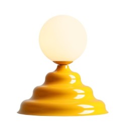 Stalinis šviestuvas FALA TABLE ENERGETIC YELLOW M 1xG9 Geležis, Stiklas (1148B21_M)