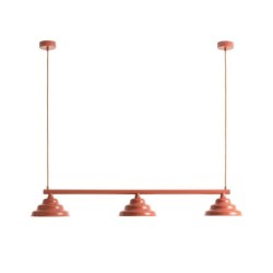 Pakabinamas šviestuvas FALA 3 WARM BRICKS 3xG9 Geležis, Stiklas (1137E_24)