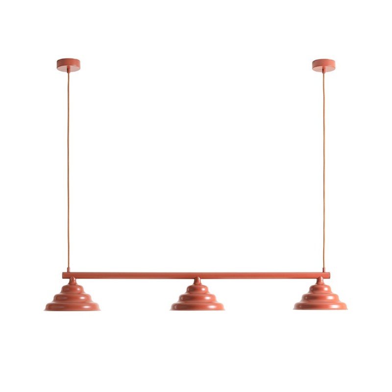 Pakabinamas šviestuvas FALA 3 WARM BRICKS 3xG9 Geležis, Stiklas (1137E_24)