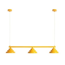 Pakabinamas šviestuvas FALA 3 ENERGETIC YELLOW 3xG9 Geležis, Stiklas (1137E_21)