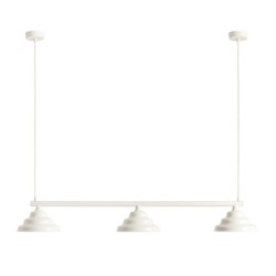 Pakabinamas šviestuvas FALA 3 LIGHT CREAM 3xG9 Geležis, Stiklas (1137E_20)