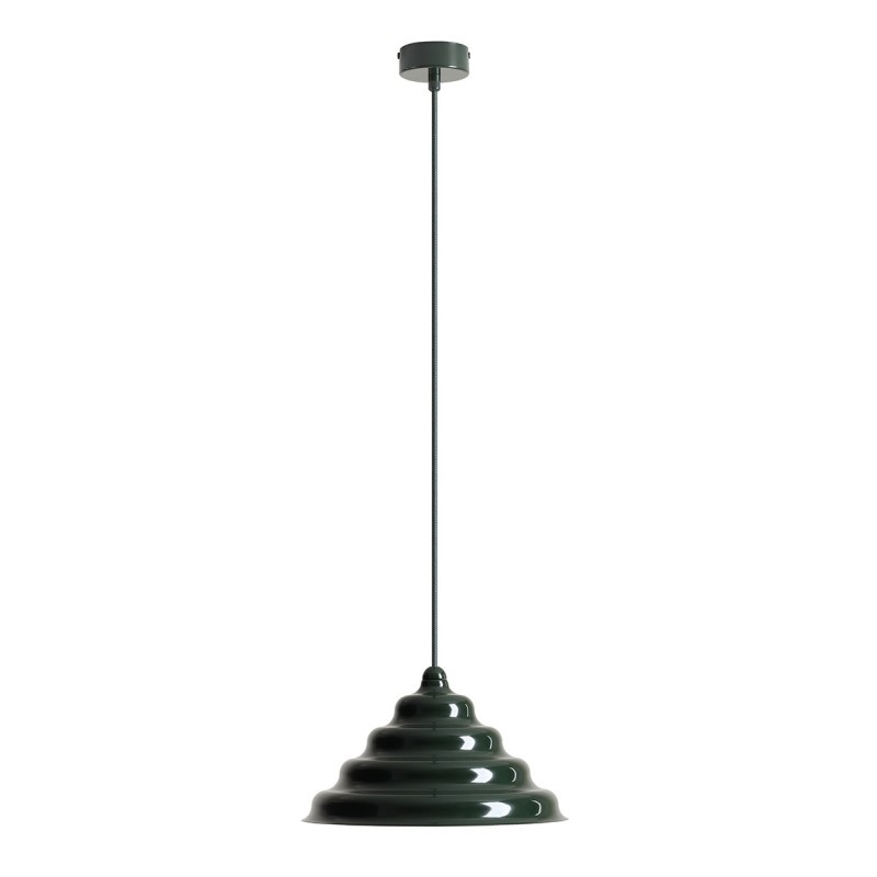 Pakabinamas šviestuvas FALA DEEP GREEN L 1xG9 Geležis, Stiklas (1135G23_L)