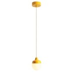 Pakabinamas šviestuvas FALA ENERGETIC YELLOW XS 1xG9 Geležis, Stiklas (1135G21_XS)