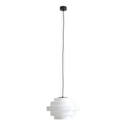 Pakabinamas šviestuvas FILO MILKY (Ø36) 1xE27 Geležis, Stiklas (9015G1)