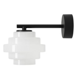 Sieninis šviestuvas FILO WALL MILKY (Ø14) 1xG9 Geležis, Stiklas (9002C1)