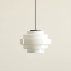 Lubinis šviestuvas FILO CEILING MILKY S (Ø22) 1xE27 Geležis, Stiklas (9001PL_G1_S)