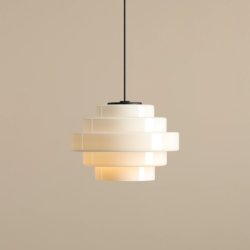 Lubinis šviestuvas FILO CEILING MILKY M (Ø22) 1xE27 Geležis, Stiklas (9001PL_G1_M)