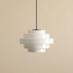 Lubinis šviestuvas FILO CEILING MILKY M (Ø28) 1xE27 Geležis, Stiklas (9000PL_G1_M)
