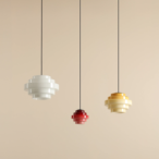 Lubinis šviestuvas FILO CEILING MILKY L (Ø28) 1xE27 Geležis, Stiklas (9000PL_G1_L)