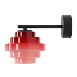 Sieninis šviestuvas FILO WALL BERRY (Ø14) 1xG9 Geležis, Stiklas (9011C1)