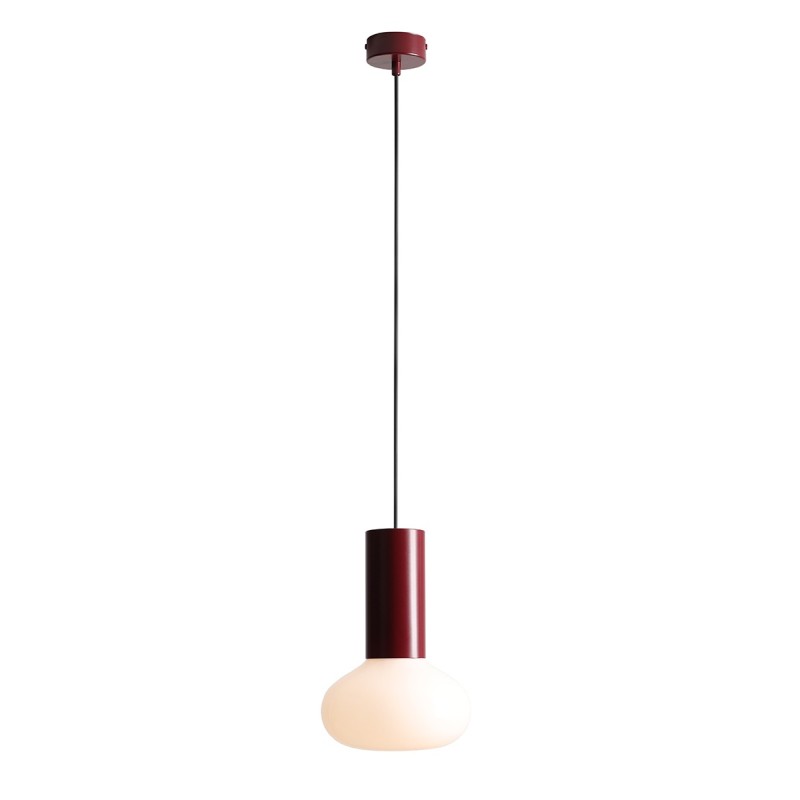 Pakabinamas šviestuvas FLO RUBY S 1xE14 Geležis, Stiklas (7000G27_S)
