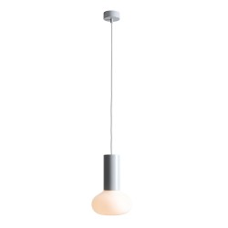 Pakabinamas šviestuvas FLO GREY S 1xE14 Geležis, Stiklas (7000G22_S)