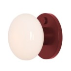Sieninis šviestuvas FLO WALL RUBY S 1xE14 Geležis, Stiklas (7000C27_S)