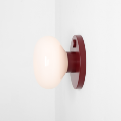 Sieninis šviestuvas FLO WALL RUBY S 1xE14 Geležis, Stiklas (7000C27_S)