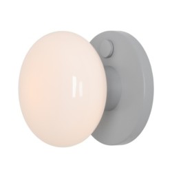 Sieninis šviestuvas FLO WALL GREY S 1xE14 Geležis, Stiklas (7000C22_S)