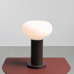 Stalinis šviestuvas FLO TABLE MOKKA S 1xE14 Geležis, Stiklas (7000B28_S)
