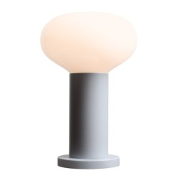 Stalinis šviestuvas FLO TABLE GREY S 1xE14 Geležis, Stiklas (7000B22_S)