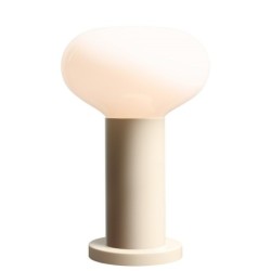 Stalinis šviestuvas FLO TABLE CREAM S 1xE14 Geležis, Stiklas (7000B9_S)