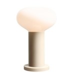 Stalinis šviestuvas FLO TABLE CREAM S 1xE14 Geležis, Stiklas (7000B9_S)
