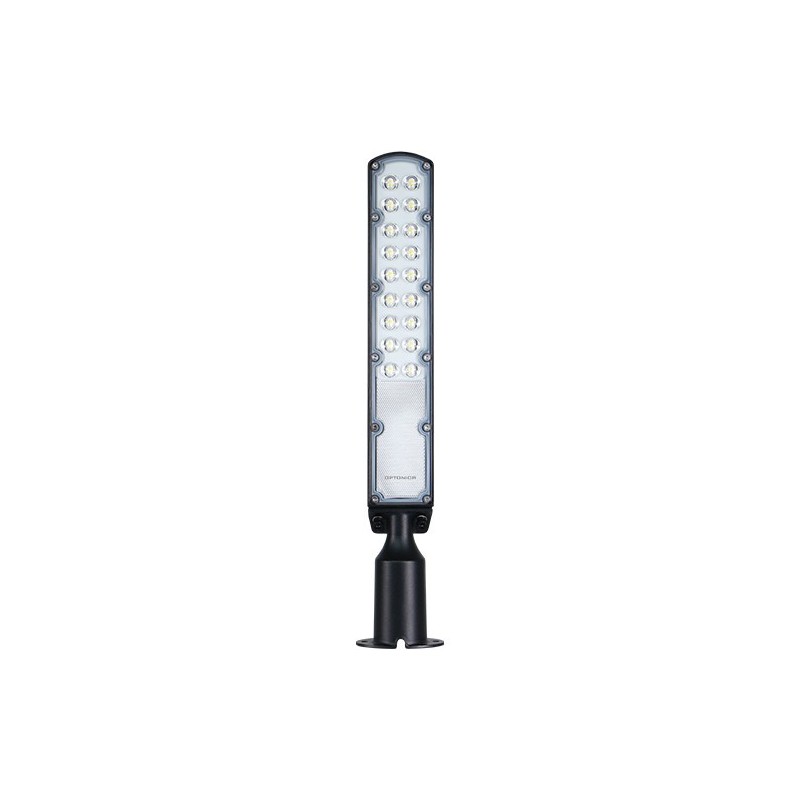 Gatvės šviestuvas SANAN-Chip 75x130° 3 m. garantija su sensoriumi 50W 4000K IP65 5000lm