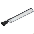 Gatvės šviestuvas SANAN-Chip 75x130° 3 m. garantija su sensoriumi 100W 4000K IP65 10000lm