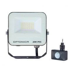 LED prožektorius CCT - Juodos spalvos 20W 3000K/4000K/6000K IP65 1800lm