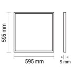 LED panelė Backlit 36W 60x60 36W 4000K IP20 4320 lm
