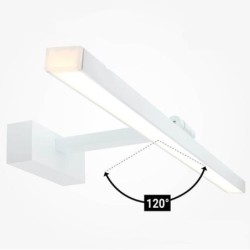 Sieninis LED šviestuvas Baltos spalvos 14W 4000K IP20 910lm