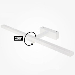 Sieninis LED šviestuvas Baltos spalvos 14W 3000K IP20 910lm