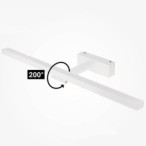 Sieninis LED šviestuvas Baltos spalvos 14W 3000K IP20 910lm