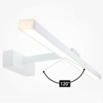 Sieninis LED šviestuvas Baltos spalvos 14W 3000K IP20 910lm