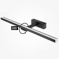 Sieninis LED šviestuvas Juodos spalvos 14W 4000K IP20 910lm