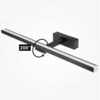 Sieninis LED šviestuvas Juodos spalvos 14W 3000K IP20 910lm