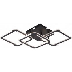 Lubinis LED šviestuvas CCT Juoda spalva Pritemdomas + Pultelis 45W 3000K-6000K IP20 4020lm