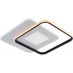 Lubinis LED šviestuvas CCT Balta spalva+Juoda spalva Pritemdomas + Pultelis 60W 3000K-6000K IP20 4800lm