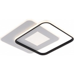 Lubinis LED šviestuvas CCT Balta spalva+Juoda spalva Pritemdomas + Pultelis 60W 3000K-6000K IP20 4800lm