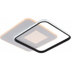 Lubinis LED šviestuvas CCT Balta spalva+Juoda spalva Pritemdomas + Pultelis 60W 3000K-6000K IP20 4800lm