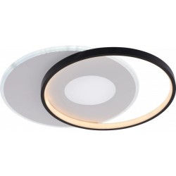 Lubinis LED šviestuvas CCT Balta spalva+Juoda spalva Pritemdomas + Pultelis 54W 3000K-6000K IP20 4120lm