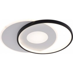 Lubinis LED šviestuvas CCT Balta spalva+Juoda spalva Pritemdomas + Pultelis 54W 3000K-6000K IP20 4120lm